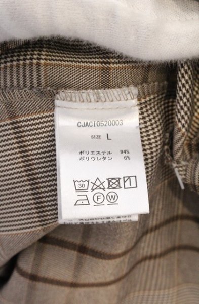 画像4: Casper John / クロップドタータンワイドパンツ L ベージュ O-26-04-08-023-Ca-pa-YM-OS (4)