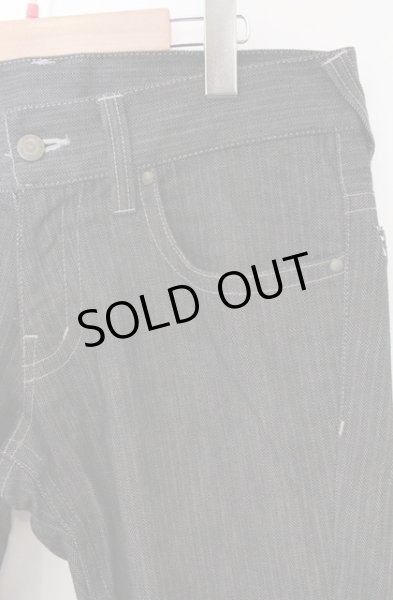 画像2: TORNADO MART / ハウンズトゥースストライプフレアパンツ M グレー O-26-04-08-024-TO-pa-YM-OS (2)