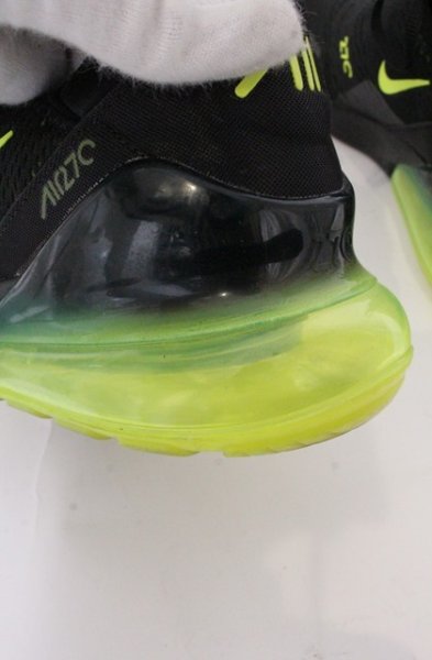 画像5: NIKE / AIR MAX 270 スニーカー 28cm ブラックｘボルト O-26-04-11-030-NI-sho-YM-OS (5)