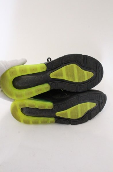 画像8: NIKE / AIR MAX 270 スニーカー 28cm ブラックｘボルト O-26-04-11-030-NI-sho-YM-OS (8)