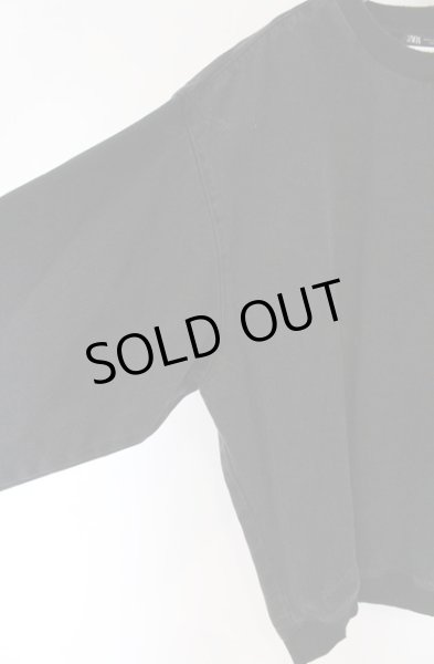 画像3: ZARA / 裾ZIPユーズドダメージプルオーバー EU XL ブラック O-26-04-11-006-ZA-to-YM-ZT118 (3)