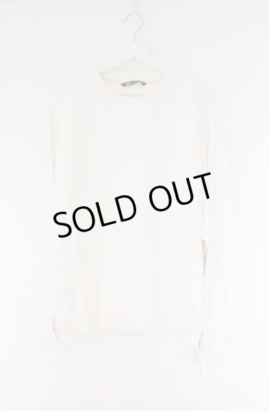 画像1: ZARA / 裾ZIPプルオーバー EU XL ホワイト O-26-04-11-010-ZA-to-YM-ZT118 (1)