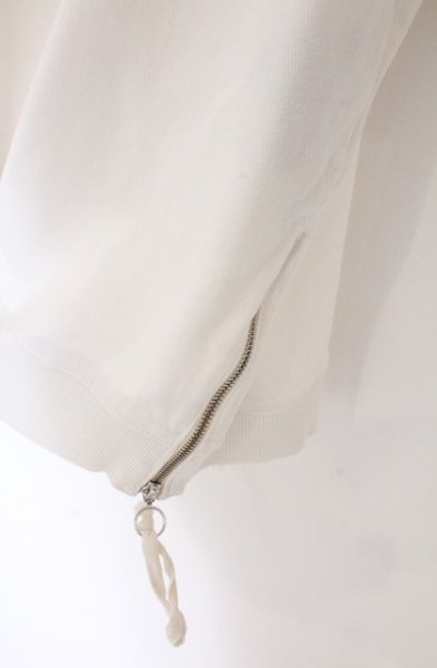 画像2: ZARA / 裾ZIPプルオーバー EU XL ホワイト O-26-04-11-010-ZA-to-YM-OS (2)