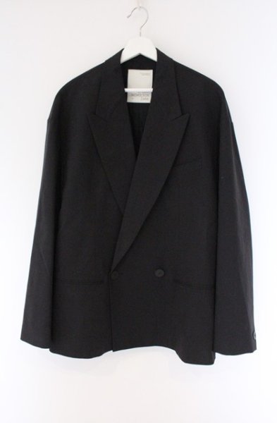 画像1: ZARA / コーティングダブルテーラードジャケット EU 48 ブラック O-26-04-11-002-ZA-ja-YM-OS (1)