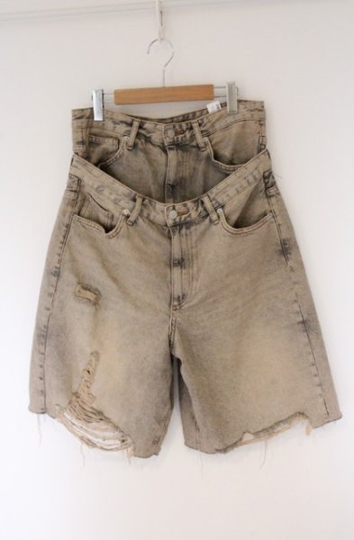 画像1: ZARA / ベルト付きワイドショートデニムパンツ EU 36 アース O-26-04-11-016-ZA-pa-YM-OS (1)