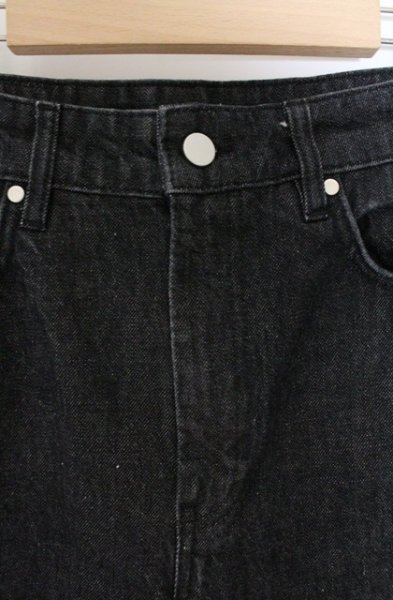 画像2: ZARA / ワイドデニムパンツ EU　40 ブラック O-26-04-11-019-ZA-pa-YM-OS (2)