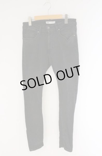画像1: ZARA / ウォッシュドスキニーストレッチデニム EU 40 ブラック O-26-04-11-020-ZA-pa-YM-ZT0415U (1)