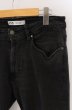 画像2: ZARA / ウォッシュドスキニーストレッチデニム EU 40 ブラック O-26-04-11-020-ZA-pa-YM-OS (2)