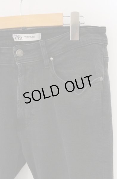 画像2: ZARA / ウォッシュドスキニーストレッチデニム EU 40 ブラック O-26-04-11-020-ZA-pa-YM-ZT0415U (2)
