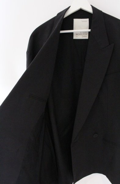 画像3: ZARA / コーティングダブルテーラードジャケット EU 48 ブラック O-26-04-11-002-ZA-ja-YM-OS (3)