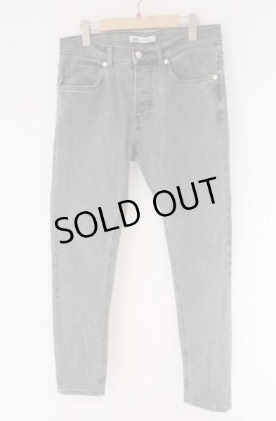 画像1: ZARA / スキニーデニムパンツ EU 40 グレー O-26-04-11-021-ZA-pa-YM-ZT0415U (1)