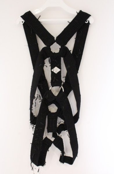 画像4: el conductorH / Ribbon Mixed Tweed Parachute ハーネス  ブラック O-26-04-11-025-el-0-YM-OS (4)