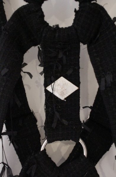 画像5: el conductorH / Ribbon Mixed Tweed Parachute ハーネス  ブラック O-26-04-11-025-el-0-YM-OS (5)