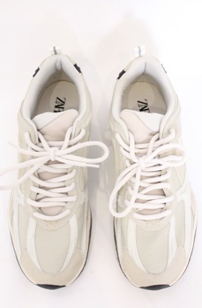 画像3: ZARA / ハイテクスニーカー 28.5cm グレージュ O-26-04-11-026-ZA-sho-YM-OS (3)