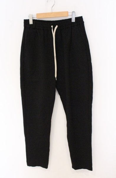 画像1: NO ID. / イージーサルエルテーパードパンツ 2 ブラック O-26-04-20-029-NO-pa-YM-OS (1)