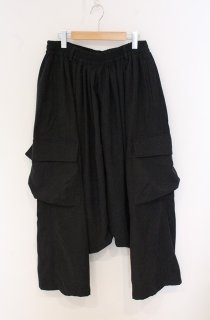 NO ID. BLACK / ギャザードレープタックイージートラウザーズパンツ 1