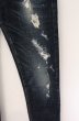 画像3: Moonage Devilment / ダメージリペアストレッチスキニーデニムパンツ S インディゴ O-26-04-20-034-Mo-pa-YM-OS (3)