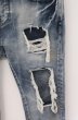 画像3: CIVARIZE / Tearing 蛇腹リメイクスキニーデニムパンツ 42 インディゴ O-26-04-20-035-CI-pa-YM-OS (3)