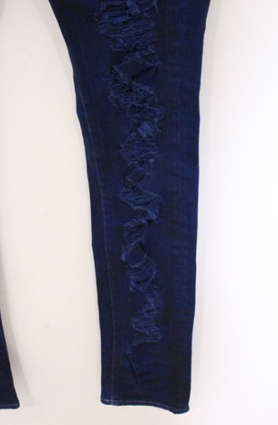 画像3: CIVARIZE / Tearコーティング吹き付け加工デニムパンツ 46 ブルー O-26-04-20-036-CI-pa-YM-OS (3)