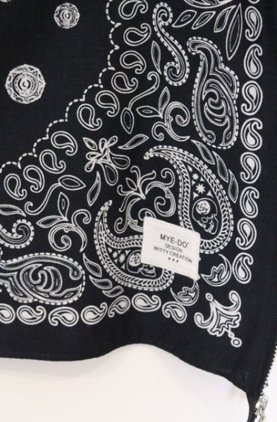 画像2: NO ID. BLACK / MYE DOコラボバンダナスカート  ブラック O-26-04-20-038-NO-0-YM-OS (2)