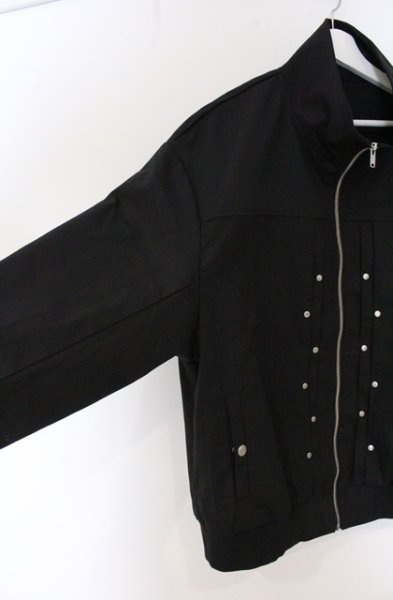 画像3: NO ID. / リベットトラックブルゾンジャケット ONE ブラック O-26-04-20-005-NO-ja-YM-OS (3)