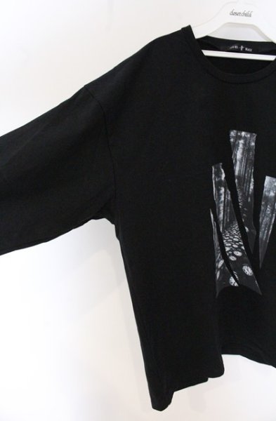 画像2: NO ID. BLACK / ClockプリントBIGプルオーバー ONE ブラック O-26-04-20-009-NO-to-YM-OS (2)