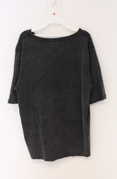 画像3: NO ID. / フライスヘンリーVネック Tシャツ 2 グレー O-26-04-20-011-NO-ts-YM-OS (3)