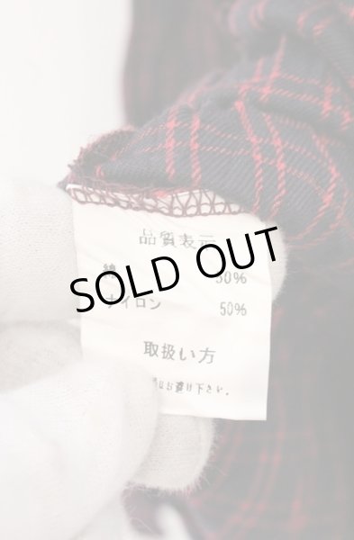 画像4: SEANA / ワッシャーロングチェックシャツ L レッドｘネイビー O-26-04-20-016-SE-sh-YM-OS (4)