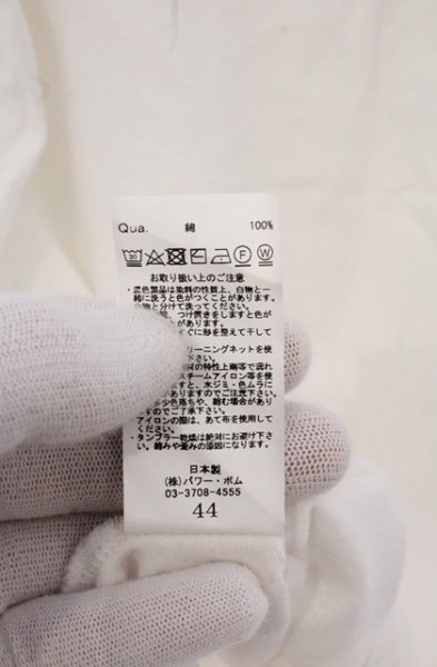 画像4: FUGA / ハーフZIP Tシャツ 44 ホワイト O-26-05-02-005-FU-ts-YM-OS (4)