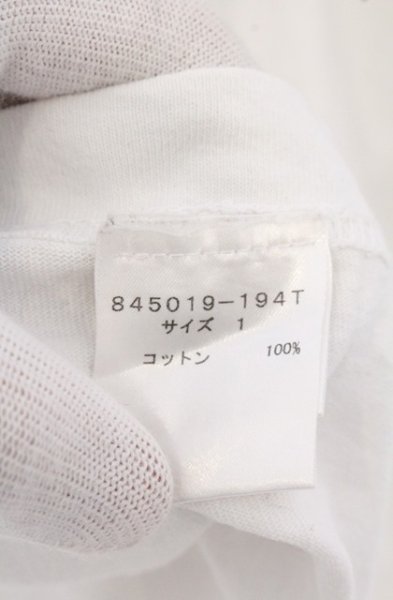 画像4: NO ID. / コットンポケットTシャツ 1 ホワイト O-26-05-02-006-NO-ts-YM-OS (4)