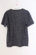 画像3: Zero by TORNADO MART / VネックボーダーTシャツ M ブルーグレー O-26-05-02-008-Ze-ts-YM-OS (3)