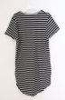 画像2: NO ID. BLACK / C天竺ボーダーラウンドU/N　Tシャツ 1 グレーｘブラック O-26-05-02-010-NO-ts-YM-OS (2)