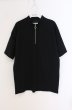 画像1: FUGA / ハーフZIP Tシャツ 44 ブラック O-26-05-02-018-FU-ts-YM-OS (1)