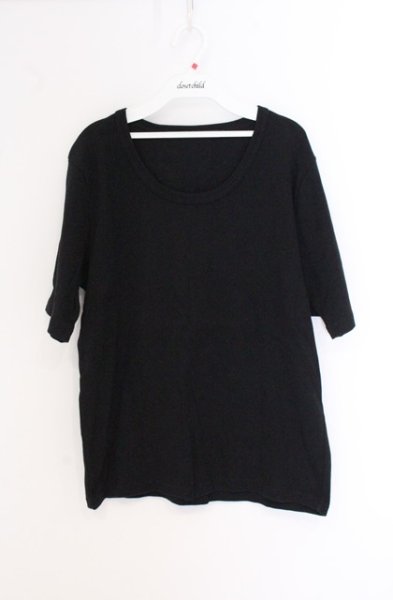 画像1: NO ID. / フライスU-N Tシャツ 1 ブラック O-26-05-02-020-NO-ts-YM-OS (1)