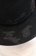 画像3: Roen / DIRTCOAT HAT ハット  ブラックｘレッド O-26-05-02-025-Ro-za-YM-OS (3)