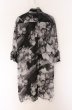 画像4: CIVARIZE / Disaster 6分袖ロングシフォンシャツ 46 ブラック O-26-05-06-027-CI-sh-YM-OS (4)