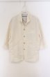 画像1: BUFFALO BOBS / COZZA-SHIRT JKT(コッザ シャツジャケット)イタリアンカラーシャツジャケット 2-3 ホワイト O-26-05-06-030-BU-to-YM-OS (1)