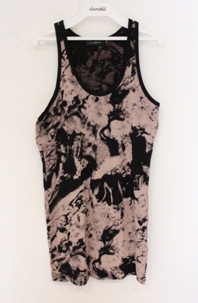 画像1: CIVARIZE / 総柄タンクトップ 44 ブラック O-26-05-06-032-CI-to-YM-OS (1)