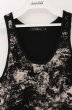 画像2: CIVARIZE / Organa アシンメトリーロングタンクトップ 44 ブラックｘアイボリー O-26-05-06-033-CI-ts-YM-OS (2)