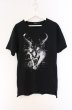 画像1: CIVARIZE / Tragedy アニマルスカルプリントビッグTシャツ 44 ブラック O-26-05-06-037-CI-ts-YM-OS (1)
