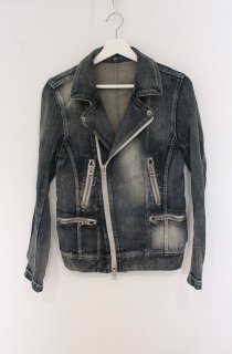 ジャケット・アウター Fuga single leather jacket black FUGA ブルゾン アウター 「FUGA/フーガ」ファー付きムートンN2B