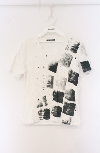 画像1: TORNADO MART / ヘリンボーンリンクスTシャツ M ホワイト O-26-05-06-019-TO-ts-YM-OS (1)