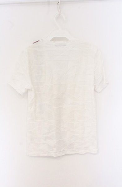画像4: TORNADO MART / ダイヤカットジャガードVネックTシャツ M ホワイト O-26-05-06-020-TO-ts-YM-OS (4)