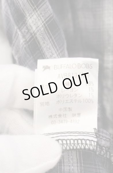 画像4: BUFFALO BOBS / チェックフーディーガウン 1 グレー O-26-05-06-022-BU-to-YM-OS (4)