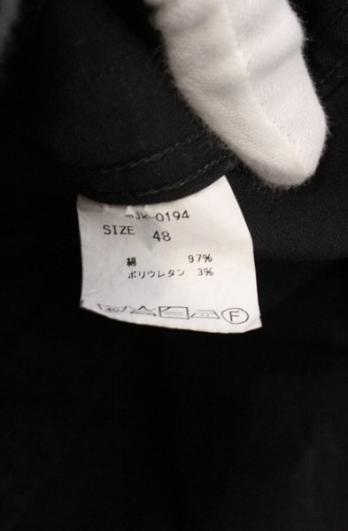 画像5: Moonage Devilment / ZIPクラッシュデニムジャケット 48 ブラック O-26-05-17-010-Mo-ja-YM-OS (5)