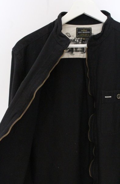画像4: EGO TRIPPING / BILLOW ZIP WORK SHIRT ジャケット 48 ブラック O-26-05-17-011-EG-ja-YM-OS (4)