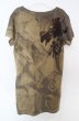 画像3: MIDAS / ローズスカル総柄UネックTシャツ 2 オリーブ O-26-06-16-026-MI-ts-YM-OS (3)