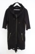 画像1: CIVARIZE / ダメージ加工五分袖パーカー 44 ブラック O-26-06-16-027-CI-to-YM-OS (1)