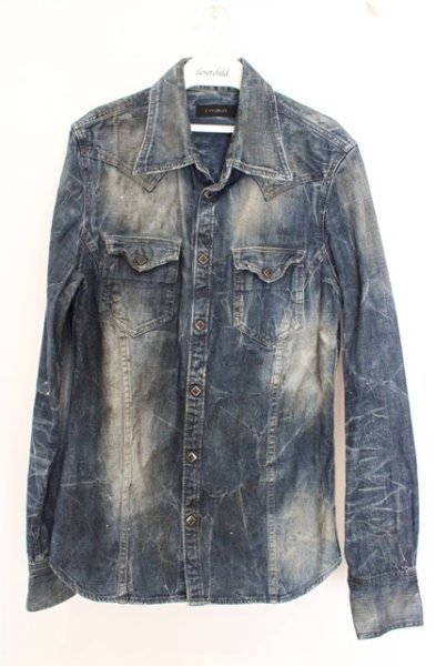 画像1: CIVARIZE / Coarse デニムシャツ 46 インディゴ O-26-06-16-028-CI-sh-YM-OS (1)