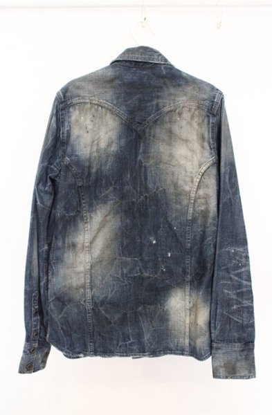 画像3: CIVARIZE / Coarse デニムシャツ 46 インディゴ O-26-06-16-028-CI-sh-YM-OS (3)